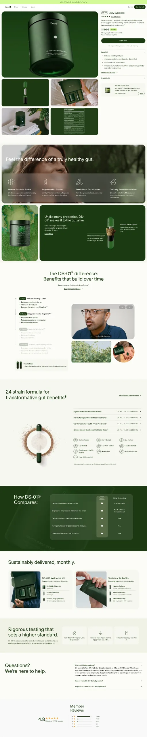 Seed — DS-01® Daily Synbiotic desktop
