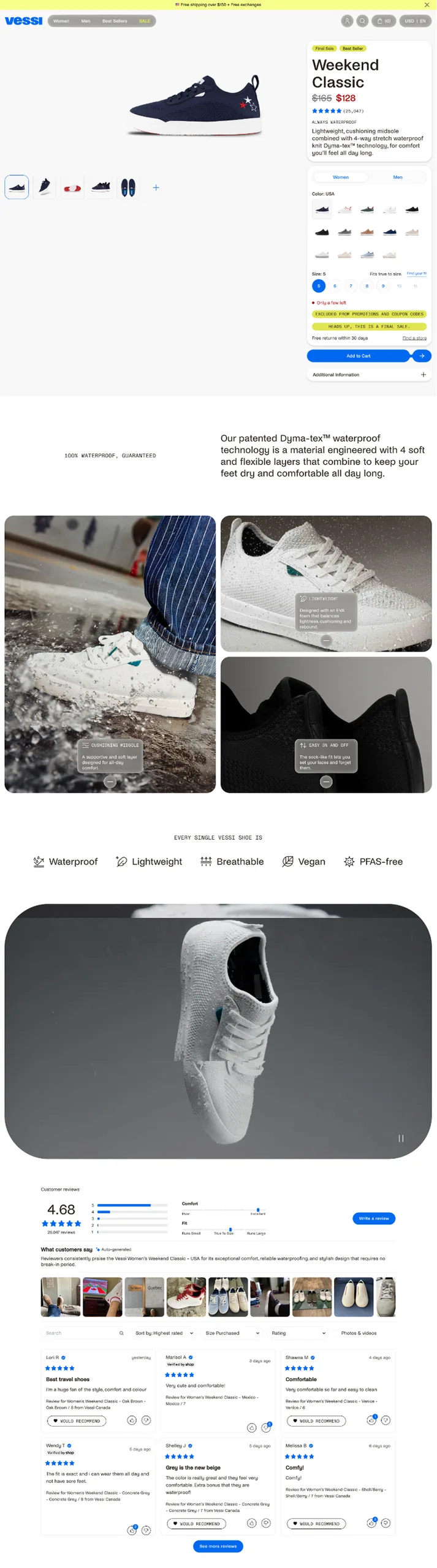 Vessi — Womens Weekend Classic Usa desktop